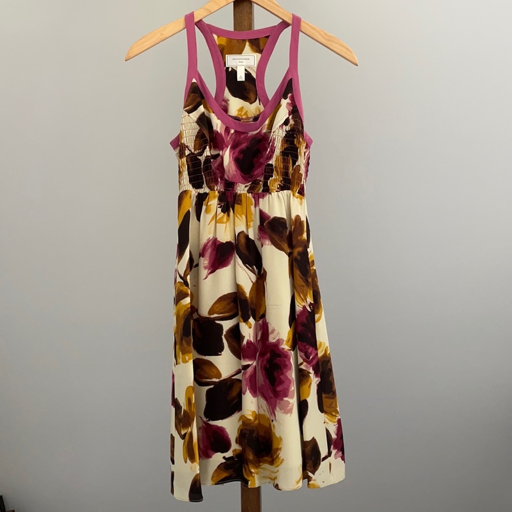 Anthropologie Moulinette Soeurs silk floral dress with pockets
